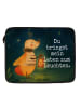 Mr. & Mrs. Panda Notebook Tasche Glühwürmchen Design mit Spruch in Weiß