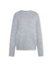 DreiMaster Damen Strickpullover in Grau Melange
