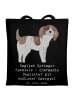 Mr. & Mrs. Panda Shopping Tasche English Springer Spaniel Charme... in Schwarz
