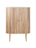 Beliani Sideboard MANARA in Braun - (W) 95 x (H) 130 x (L) 40 cm