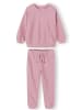 Minoti 2-tlg Langarmshirt & Hose NOSFLEECE102 in pink