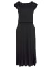 Beach Time Jerseykleid in schwarz