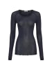 Seamless Basic T-shirt Cotton Elvira in Midnight