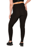Ulla Popken Leggings in schwarz