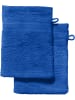 REDBEST Frottier Waschhandschuh 2er-Pack Chicago in royalblau