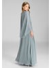 SWING Abendkleid in blau - 0003