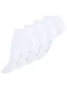 Cotton Prime® Sneaker Socken 8 Paar original SPORT LINERS in Weiss