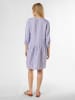 Ambiance Leinenkleid in blau weiß - 0003