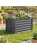 VCM  Metall Hochbeet Gartenbeet 180x90 Galdo L in Schwarz