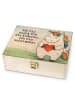 Mr. & Mrs. Panda Tee Box Einhorn Herz Design mit Spruch in Weiß