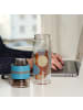 Geda Labels Teeflasche mit Sieb Skandinavien Design in Blau - 300 ml