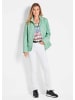 GOLDNER Kurzgröße:  Jacke Sportive Übergangsjacke mit Stehkragen in mint