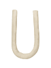 Beliani 2er-Set Dekokissen GLADIOLUS in Beige