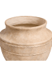 Beliani Outdoor Blumentopf ASKIO in Beige - (W) 56 x (H) 47 x (L) 56 cm