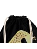 Mr. & Mrs. Panda Baumwolltasche Giraffe Kind ohne Spruch in Schwarz