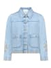 CARTOON Jeansjacke mit Stickerei in Light Blue Denim