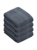 Vossen 4er Pack Badetuch in dunkelgrau