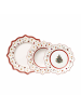 Villeroy & Boch Teller-Set Toy's Delight in weiß-rot