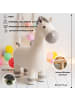 Crochetts 2er-Set Pferd in Off-White / Grau – (B)85 x (H)88 x (T)33 cm