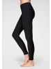 H.I.S Leggings in gemustert-schwarz, schwarz