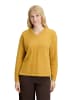 Betty Barclay Strickpullover mit V-Ausschnitt in gold