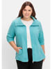 sheego Fleecejacke in aqua