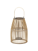 Beliani Laterne HOSTE in Beige - (W) 23 x (H) 32 x (L) 23 cm