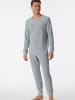 Schiesser Pyjama Warming Nightwear in Grau