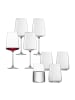 Zwiesel Glas 8er Set Wein- und Wassergläser Vivid Senses in transparent