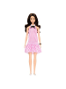 Mattel Spielzeug - Barbie Fashionista Puppe, rosa Gingham-Kleid