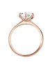 Elli Ring 925 Sterling Silber Verlobungsring in Rosegold