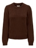 JACQUELINE de YONG Weicher Strickpullover Langarm Sweater JDYJOLA in Braun