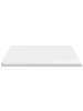 Beliani Topper CALM in Weiß - (W) 160 x (H) 6 x (L) 200 cm