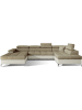MF Design Eduard Recamiere Rechts in Beige -  (L) 205 x (B) 337 x (H) 88 cm