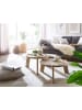 KADIMA DESIGN Design Couchtisch 2er Set Mango Massivholz Wohnzimmertisch Hell in Hellbraun