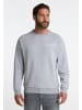 DreiMaster Maritim Sweatshirt Mit Rundhals in Hellgrau Melange