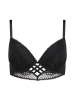 LASCANA Push-up-BH in schwarz