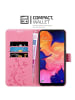 cadorabo Hülle für Samsung Galaxy A10 / M10 Blumen Design in FLORAL ROSA