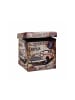 Sitzhocker Car in Braun - (B)38 x (H)38 x (T)38 cm