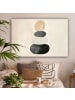 OnlyWow Leinwand Bilder Taupe