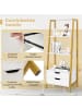 COSTWAY Leiterregal freistehend in Gold