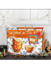 ROTH Rätsel & Tee Adventskalender mit Buch in Bunt