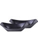 CreaTable Streat  Boat Servierschale in Schwarz in Schwarz