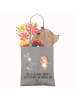 Mr. & Mrs. Panda totebag Hase Igel mit Spruch in Light Grey