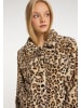 taddy Damen Jacke Aus Kunstfell in Leo