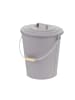 relaxdays Ascheeimer in Grau - 24 l