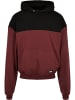 Urban Classics Kapuzenpullover in cherry/blk