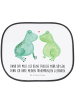 Mr. & Mrs. Panda Sonnenschutz Auto Frosch Liebe mit Spruch in Weiß
