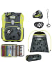 Scout Neo Superflash Extreme Schulranzen-Set 4-tlg. Soccer Star in grau