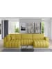MF Design Bonita Recamiere Rechts in Gelb -  (L) 175 x (B) 350 x (H) 92 cm